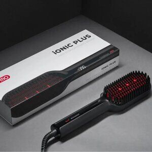 NIB TYMO iONIC PLUS Hair Straightener Brush
